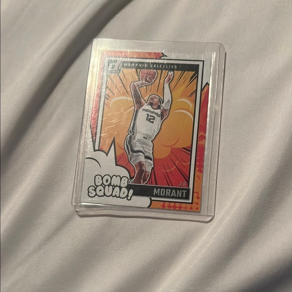Basketball Trading Card ja Morant bomb squad Memphis grizzlies great card - Picture 1 of 2